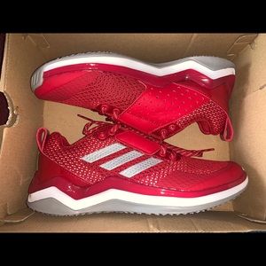 Red adidas shoe